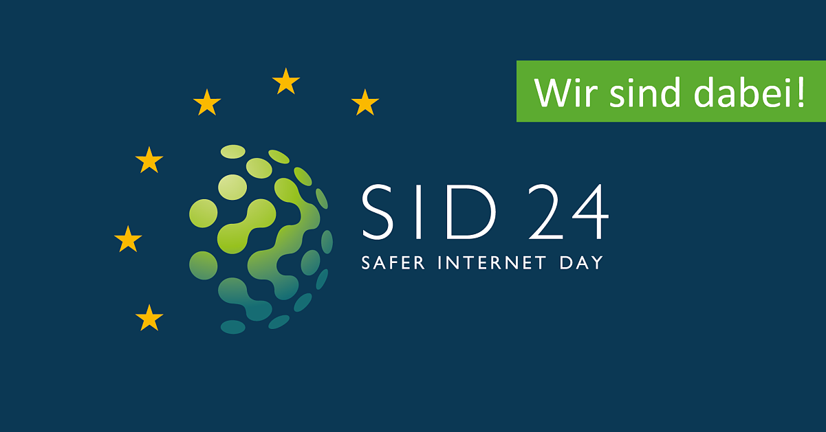 Logo Safer Internet Day 2024 klicksafe